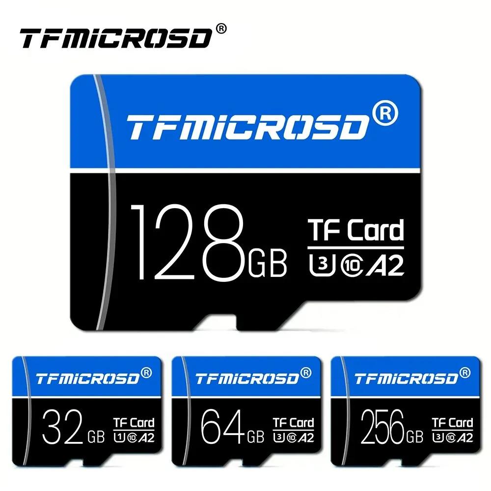 TFMICROSD UHS-I ̴ ī, ī޶, ޴, 4K HD TV, 128GB, 256GB, 64GB, Class10 U3 ӵ, ִ 30 MB/s, 32GB A2